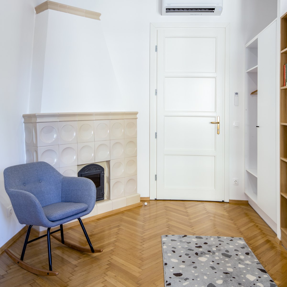 Blue apartment