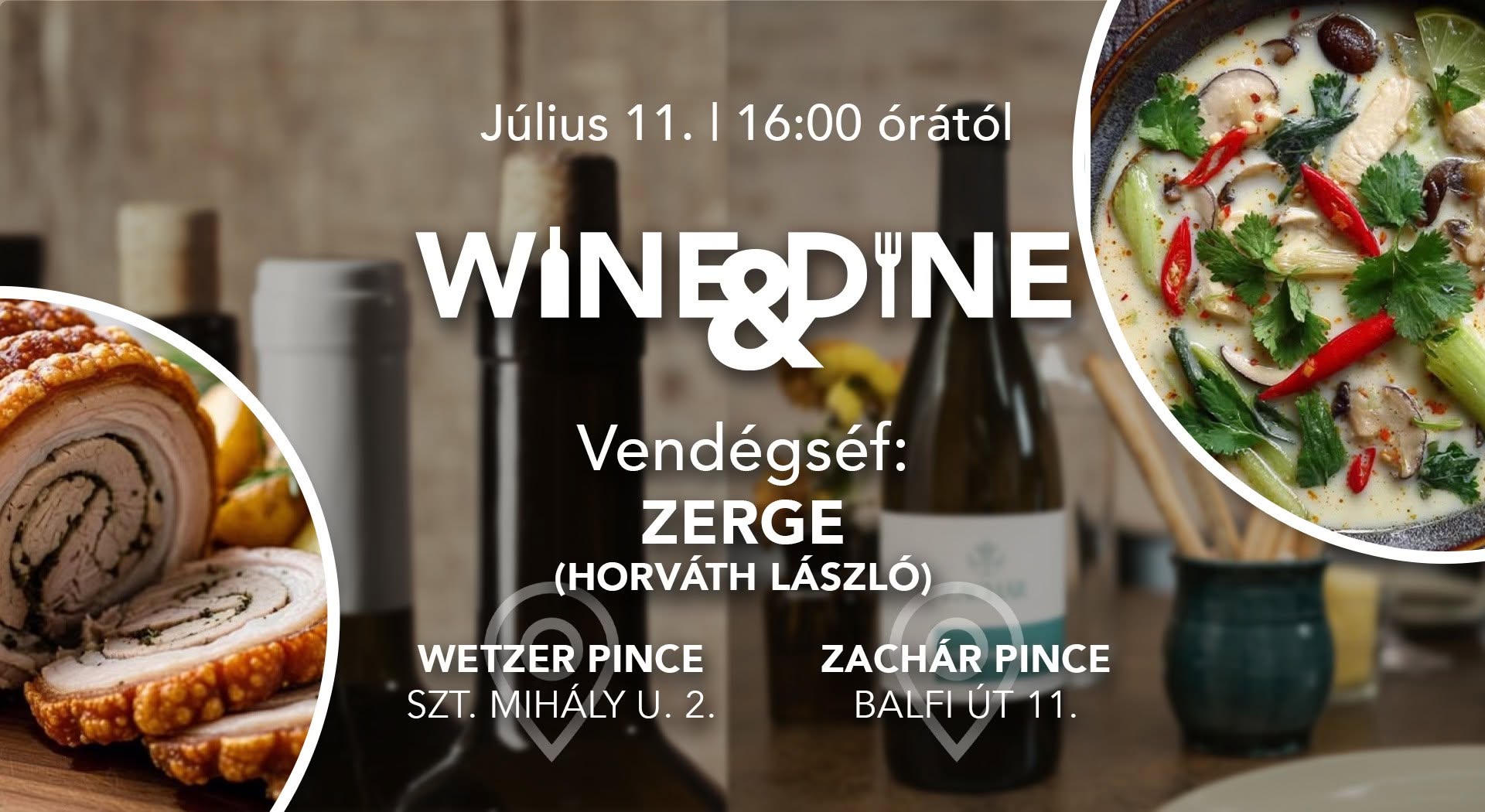 Sétáló kóstoló — Wine&Dine